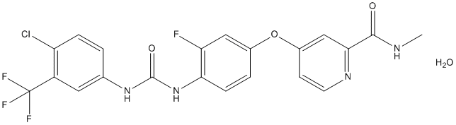 Regorafenib Monohydrate Structure